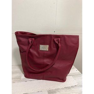 Essence of Beauty burgundy 13x16.5x4.5 tote bag